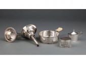GROUP OF FIVE SILVER OBJECTSGr