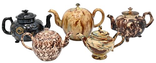 GROUP OF FIVE STAFFORDSHIRE
