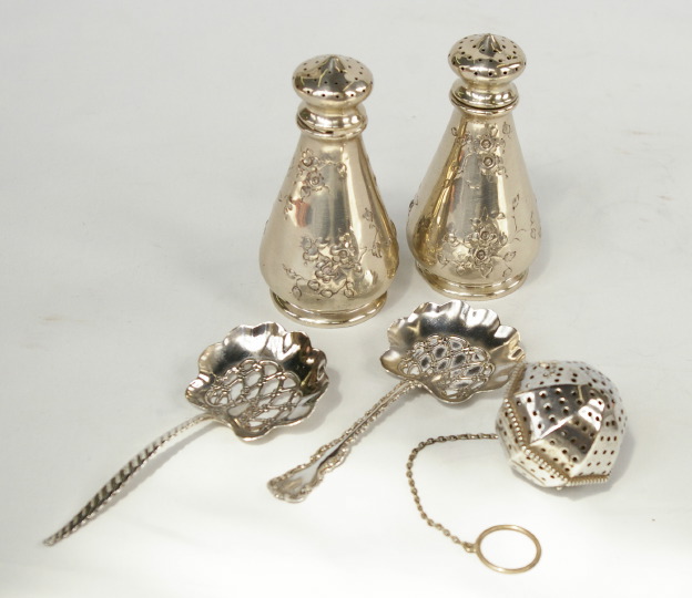Group of Five Sterling Silver