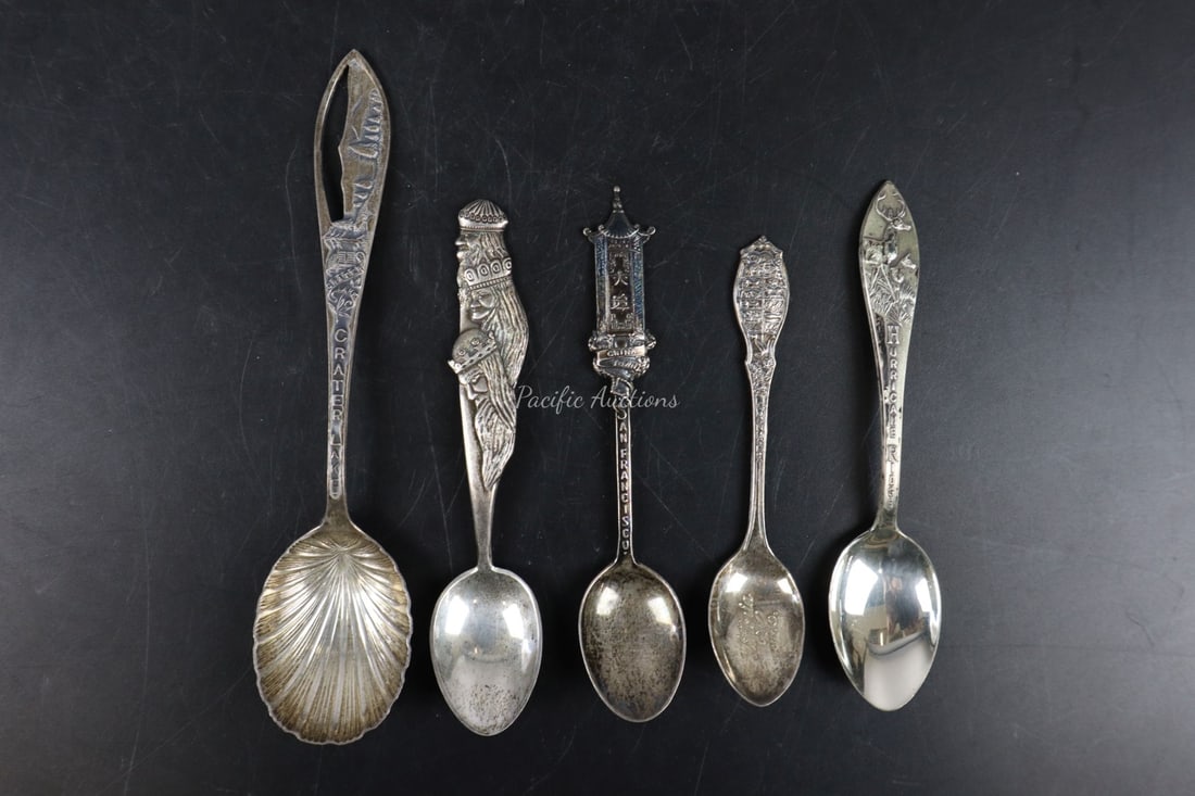 GROUP OF FIVE STERLING SILVER