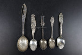 GROUP OF FIVE STERLING SILVER