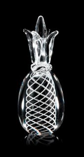 Group of five Steuben glass fr