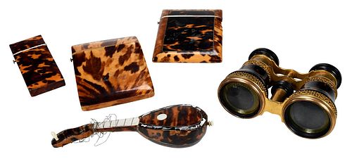 GROUP OF FIVE TORTOISESHELL