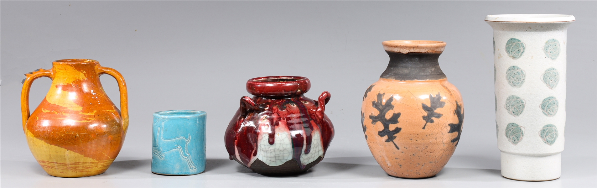 Group of five vintage studio