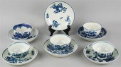 GROUP OF FIVE WORCESTER TEA BO