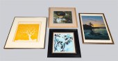 Group of for vintage artwork m