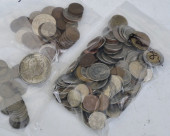GROUP OF FOREIGN COINS<br>incl