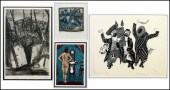 GROUP OF FOUR 20TH CENTURY FRA
