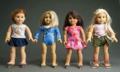GROUP OF FOUR AMERICAN GIRL DO