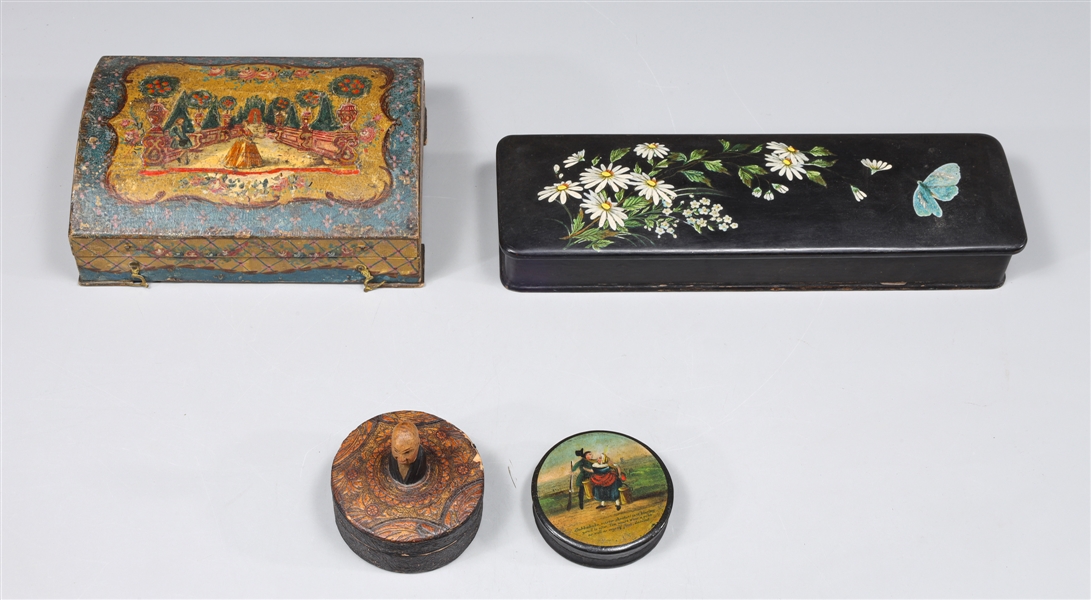 Group of four antique hand