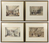 Group of Four Antique Lithogra