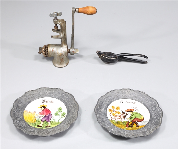 Group of four antique provincial