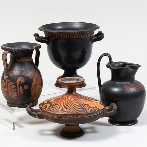 GROUP OF FOUR APULIAN AND GREEK