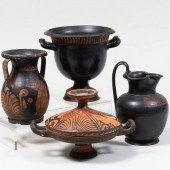 GROUP OF FOUR APULIAN AND GREE