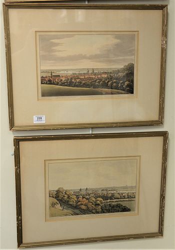 GROUP OF FOUR AQUATINTS AFTER J.