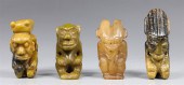 Group of four archaic Chinese