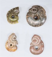 Group of four archaic Chinese