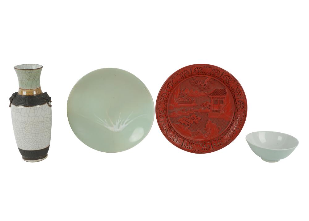 GROUP OF FOUR ASIAN CERAMICSthe