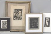 GROUP OF FOUR ASSORTED FRAMED