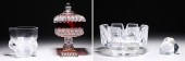 Group of four assorted glasswa
