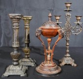 GROUP OF FOUR ASSORTED METAL A