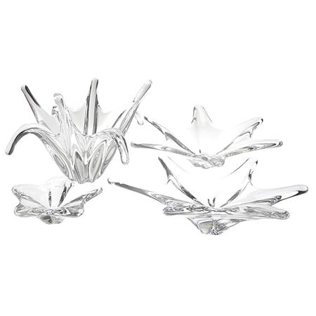 Group of Four Baccarat Glass