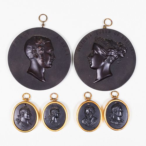 GROUP OF FOUR BASALT PORTRAIT