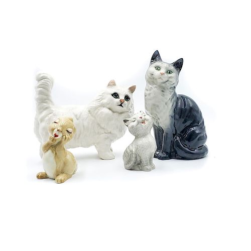 GROUP OF FOUR BESWICK GLAZED