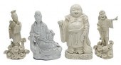GROUP OF FOUR BLANC DE CHINE P