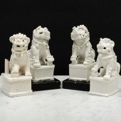 GROUP OF FOUR BLANC DE CHINE P