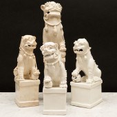 GROUP OF FOUR BLANC DE CHINE P