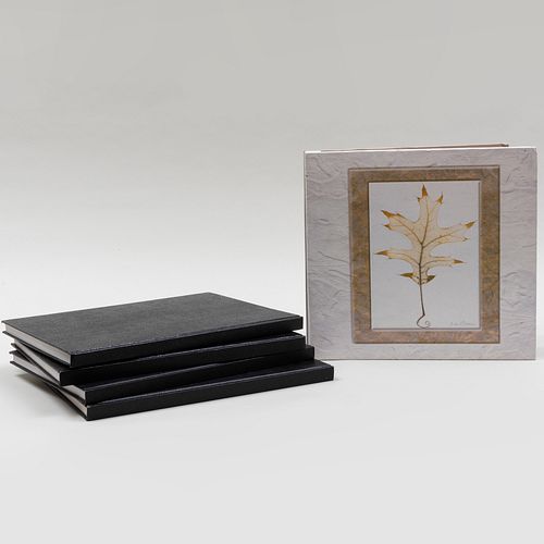 GROUP OF FOUR BLANK SKETCH BOOKS