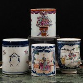 GROUP OF FOUR CHINESE EXPORT P