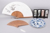 GROUP OF FOUR CHINESE ITEMS: A