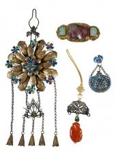 GROUP OF FOUR CHINESE METAL AN