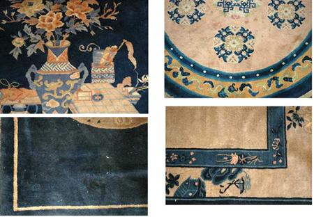 Group of Four Chinese Rugs 	 