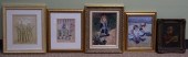GROUP OF FOUR CHROMOLITHOGRAPH