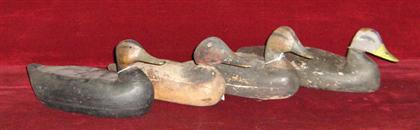 Group of four decoys    20th