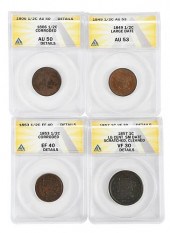GROUP OF FOUR EARLY AMERICAN C