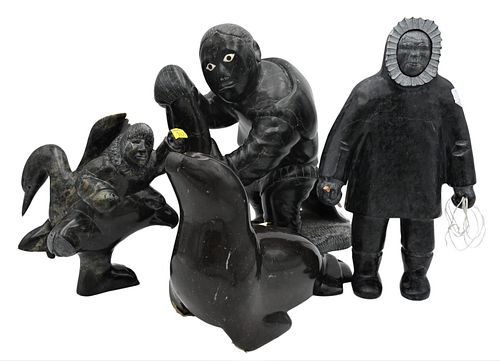 GROUP OF FOUR ESKIMO INUIT