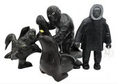 GROUP OF FOUR ESKIMO INUIT CAR