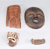 Group of four ethnographic car