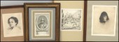GROUP OF FOUR FRAMED ASSORTED