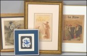 GROUP OF FOUR FRAMED PRINTS: B