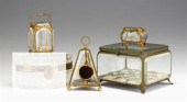 Group of four gilt metal mount
