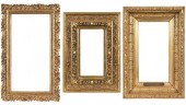 GROUP OF FOUR GILT WOOD FRAMES