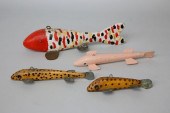 GROUP OF FOUR ICE FISHING LURE