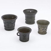 GROUP OF FOUR ITALIAN BRONZE M
