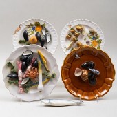 GROUP OF FOUR ITALIAN CERAMIC