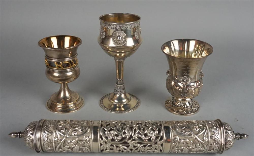 GROUP OF FOUR ITEMS OF JUDAIC